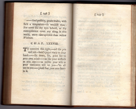 The Life and Opinions of Tristram Shandy, Gentleman, vol VI, p. 147